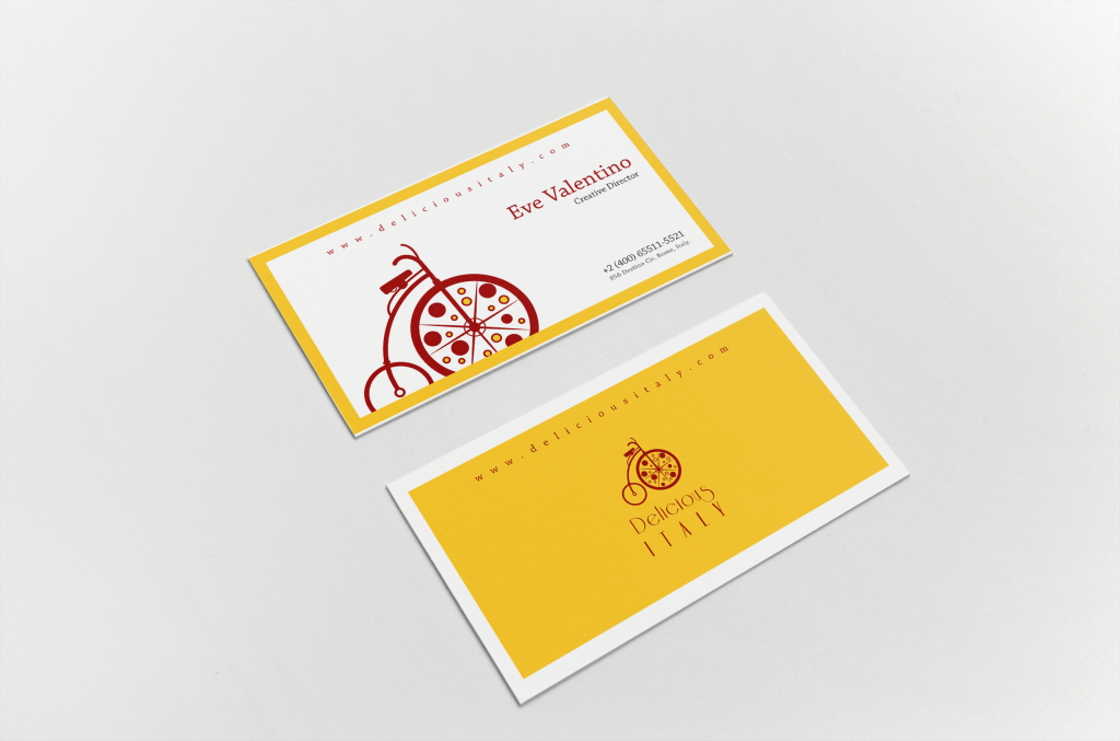 Delicious Italy Business Cards